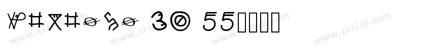 puhuiti 30 55字体转换